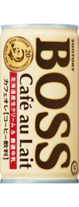 缶コーヒー サントリー BOSS《ボス》 カフェオレ 185g×30本 缶 1ケースセット 送料無料