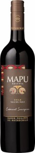 バロン　フィリップ　ド　チリ / 　マプ　レゼルヴァ　カベルネ　ソーヴィニヨン　(SC)　[2022]　750ml・赤　　MAPU RESERVA CABERNET SA