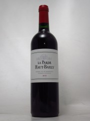 ボルドー　ペサック　レオニャン　ラ　パルド　オーバイイ　[2017]　750ml　赤　Bordeaux Pessac-Leognan La Parde Haut Bailly