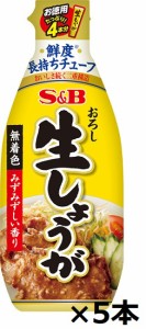 エスビー　お徳用おろし生しょうが　160ｇ×5本