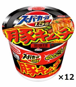 エースコック /    スーパーカップ　1.5倍　豚キムチラーメン　107g×12個