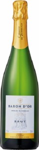 バロン ドール クレマン ド ボルドー ブリュット [NV] 750ml 白泡  BARON D'OR Blanc Cremant de Bordeaux Brut