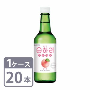 リキュール 12% スナリ ピーチ 360ml 瓶 20本 1ケース 韓国 焼酎 送料無料