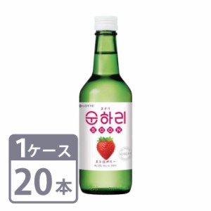 リキュール 12% スナリ ストロベリー 360ml 瓶 20本 1ケース 韓国 焼酎 送料無料