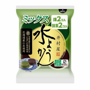 井村屋　袋入り水ようかん　ミックス（62g×4個入り）　1袋