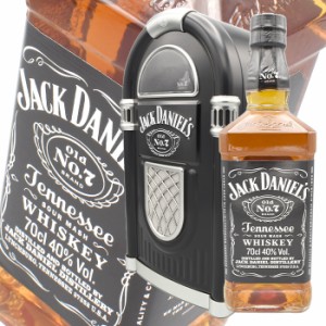 ウイスキー 40度 ジャックダニエル ブラック 700ml 1本 ジュークボックスパック JACK DANIEL'S BLACK JUKEBOX GIFT PACK 送料無料