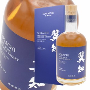 ウイスキー 40度 檜樽熟成 翼知 500ml 瓶 箱入 1本 JAPAN MADE BLENDED MALT WHISKY  SORACHI 送料無料 ギフト・贈り物にぜひ！