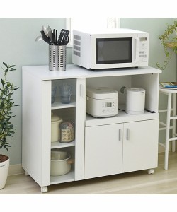 カウンター キッチン シンプル デザイン ホワイト 幅90cm ニッセン nissen