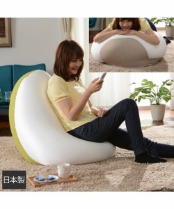 ビーズクッション 日本製 しずく クッション 座椅子 背もたれ 大きい ベージュ/レッド/ターコイズブルー/ブルー/グリーン ニッセン nisse