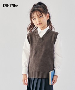 制服 キッズ スクール ベスト 通園 通学 身長170cm ニッセン nissen