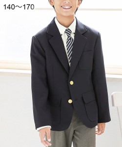 キッズ 卒業式 ブレザー 男の子 子供服 ジュニア服 フォーマル ウェア スーツ 紺 身長140/150/160/170cm ニッセン nissen