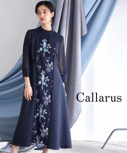 ドレス ワンピース レディース 結婚式 パーティー オケージョン Callarus Front Embroidery Lace Onepiece Dress 有 ブルーグレー系 M/L 