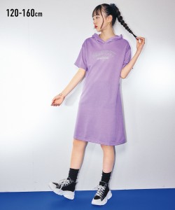 ワンピース キッズ ビッグシルエットT パーカー 女の子 子供服 ジュニア服 身長140/150/160cm ニッセン nissen