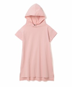 ワンピース キッズ 綿100％ 半袖 フード付き 女の子 子供服 ジュニア服 ピンク/ミント/ラベンダー 身長110/120/130cm ニッセン nissen