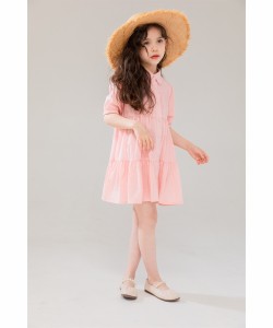 ワンピース キッズ 女の子 子供服 ジュニア服 ピンク 身長140/150cm ニッセン nissen