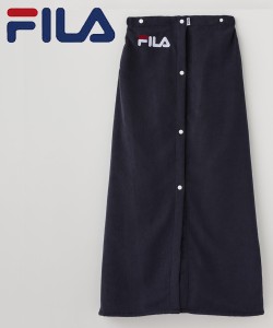 FILA レディース 無地刺繍ロゴ巻き タオル 223-802 ネイビー/ピンク/ブルー ニッセン nissen