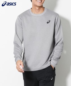 asics スポーツウェア トップス メンズ クルーネック スウェット アシックス ユニセックス 002ブラック/021グレー M/L/LL/3L ニッセン ni