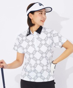 FILAGOLF スポーツウェア トップス 大きいサイズ レディース FILA GOLF フリージング鹿の子 ポロシャツ フィラ ゴルフ 吸汗速乾 UVカット