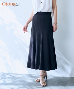 ロングスカート レディース ロング スカート OtonaSMILE  マキシスカート 長め ロンスカ M/L ニッセン nissen