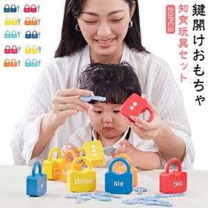 20PCS ロック 鍵おもちゃ キー 鍵 20PCS カギ カギ遊び 数字 おもちゃ 英語 えいご かず パドロック セット ロック解除 キッズ 知育玩具 