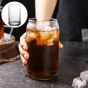 単層カップ ジュース コーク カップ 家庭用ガラス コールド ドリンク カップ スモール 450ml