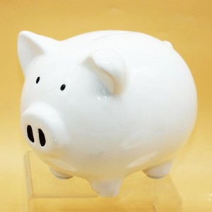 2ピース/個セラミック豚貯金箱貯金コイン貯金箱子供おもちゃキッズギフト