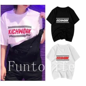 Tシャツ レディース 半袖 夏 ゆるい トップス 韓国ファッション 原宿系 BF風 ヒップホップ ダンス ストリート風 カジュアル 