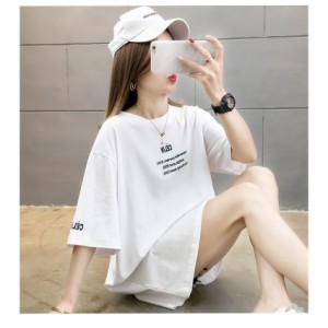 Tシャツ レディース カットソー 半袖 カジュアルTシャツ カットソー レディース ゆったり きれいめ 体型カバー 通勤 着痩せ 30代 40代