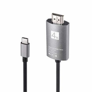 CAMWAY USB Type C HDMI 変換ケーブル 2m 4K x 2K高解像度 テレビ/HDTV ケーブル Samsung Galaxy S9 Note 8 MacBook Proに対応 ノートPC