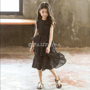 新作 韓国子供服 ワンピース キッズ ロング丈 女の子 子ども 子供ドレス dress オールインワン 涼しい 薄手 超人気  110cm 120cm 130cm 1