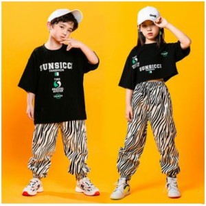 キッズダンス衣装 ヒップホップ HIPHOP ヒップホップ キッズダンス パンツ ズボン タンクトップ まとめ買い ステージ衣装 子供 ダンス衣