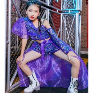 ダンス衣装 キッズ ダンス衣装 ヒップホップ 韓国 チアガール トップス パンツ 子供服 ガールズ 派手 HIPHOP ジャズダンス ステージ衣装 