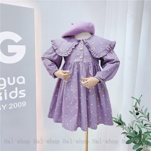 キッズ 子供服 ワンピース 女の子 長袖 花柄ワンピース 子供ドレス 子ども服 ベビー服 キッズワンピース 女児 お姫様 おしゃれ 可愛い カ