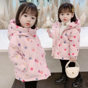 中綿コート キッズ 子供服 女の子 秋冬 冬服 子供コート アウター 厚手 ダウン風コート キッズコート コート 中綿ジャケット フード付き 