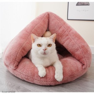 猫用ベッド ペットベッド ペット用ソファー 可愛い 小型犬 猫 ペット用品 ネコ ベッド クッション ペットハウス 猫ベッド 防寒 あったか 