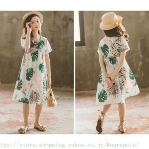 子供服 ワンピース キッズ 韓国子供服 女の子 ジュニア 夏 ノースリーブ 膝丈 ベビーワンピース 子供ドレス dress おしゃれ 可愛い 通学