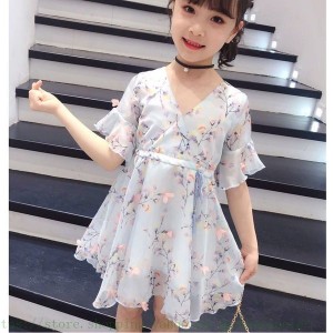 ワンピース レースドレス 韓国子供服 ジュニア dress 通学¥/通園 ワンピ キッズ用プルオーバー 韓国 子ども服　春 夏 女の子 キッズ用 