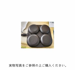 大判焼き器 フライパン パンケーキ 仕切り付き マルチパン 鉄 フリー 4穴卵フライパン 4つ穴 フライパン ＩＨ対応 くっつかない 洗いやす