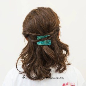 選べるコンビ ヘアクリップ ヘアアクセサリー 幾何 髪飾り おしゃれ かわいい 髪留め 髪飾り ヘアアレンジ おしゃれ きれいめ 上品 グリ