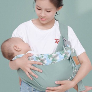 抱っこ紐 片手抱っこ コンパクト ベビースリング　メッシュ サイズ調節可能 男の子 女の子 哺乳カバー プレゼント ギフト 斜め掛け 出産