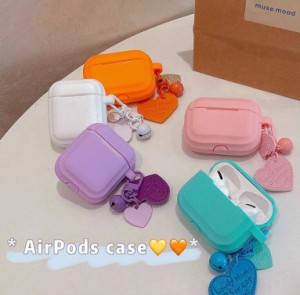 AirPodsケース かわいいAirPodsproケース カバー アップル ワイヤレス充電対応 第1世代 第2世代 エアーポッズ 保護ケース イヤホンケース