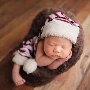 クリスマス 衣装 赤ちゃん 着ぐるみ コスチューム 寝相アート サンタ 衣装 フォト 2点セット 新生児 男の子 女の子 サンタクロース サン