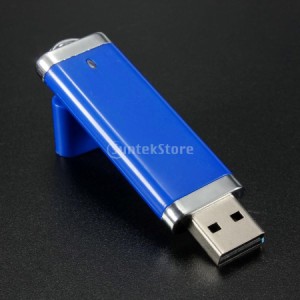 Fenteer USB 3.0 フラッシュドライブ 高速 全5色選択 USBメモリ 4GB/8GB/16GB/32GB/64GB    - 青, 4GB