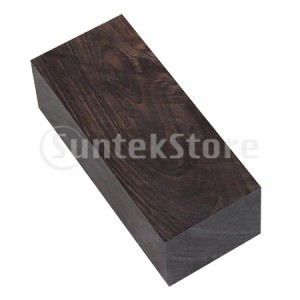 広葉樹木材趣味の木材の黒檀木材.木材趣味の木材ハンドルアフリカブラックウッドツール. 120x40x50mm