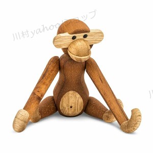 モンキー ミニ 木製 Monkey mini teak limba 木製玩具 北欧 置物 北欧スタイル 木制 オブジェ フィギュア 玩具 北欧雑貨 木のオブジェ イ