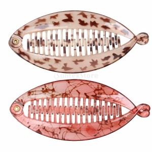 ヘアアクセサリー 2ピース 日常用 櫛 ギフト
