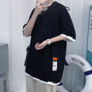 半袖 Tシャツ トップス カジュアル メンズ 格好良い メンズ 服 上着 夏 ゆったり 大きいサイズ M-5XL