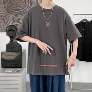 2021 新作 半袖 Tシャツ トップス カジュアル メンズ 格好良い メンズ 服 上着 夏 オシャレ クルーネック ファッション