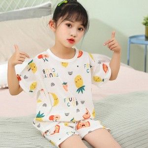 キッズ パジャマ 女の子 半袖 ルームウェア 夏 子供 リボン かわいい おしゃれ 涼しい 可愛い 子とも服 子ともパジャマ 100 110 120 130 