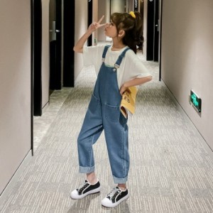 パンツ キッズ サロペット オーバーオール オールインワン ボトムス 女の子 ベビー 子供服 パンツ 大きいサイズ KIDS春秋 韓国風 人気 お